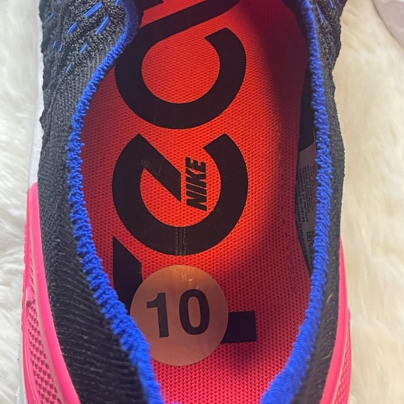 Nike React Phantom Run Flyknit 2 Black Bright Crimson Women’s Size 10 - Picture 14 of 15